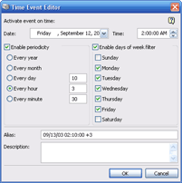 Click for view large image of event editor