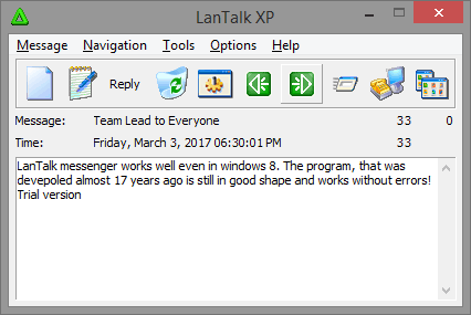 LanTalk XP - LAN Messenger and Winpopup replacement